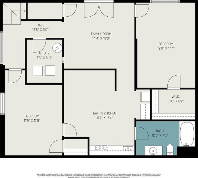 1402 Mclendon Dr, Decatur, GA 30033 - view of floor plan / room layout
