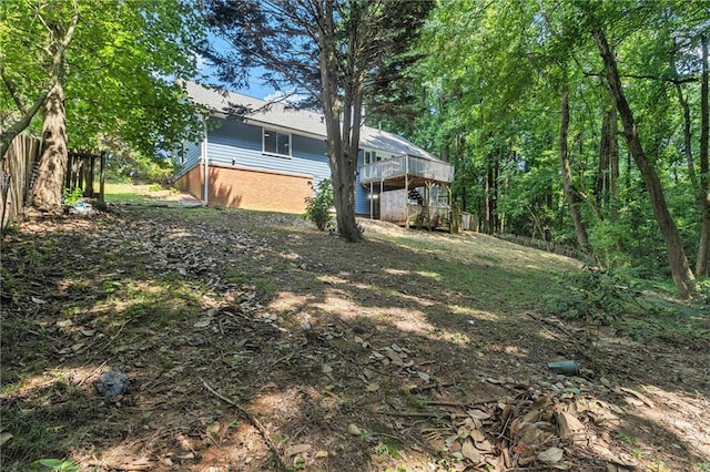 1402 Mclendon Dr, Decatur, GA 30033 - view of yard with a deck