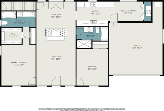 1402 Mclendon Dr, Decatur, GA 30033 - view of home floor plan