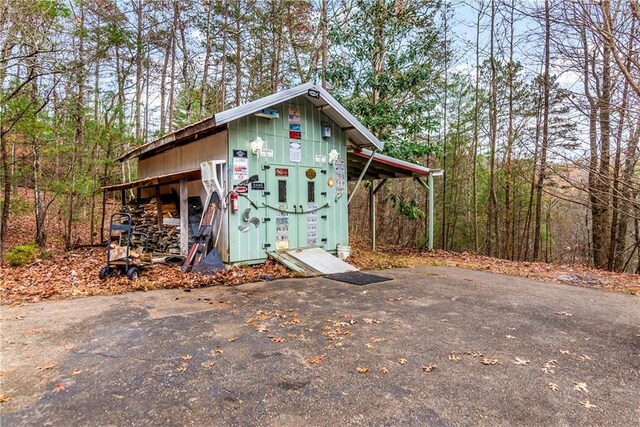 view of property exterior featuring cooling unit