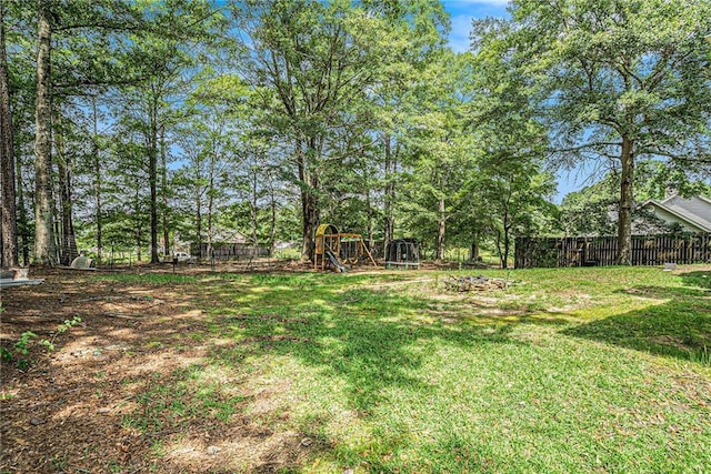 55 Ashland Farm Rd, Oxford, GA 30054 - view of yard with a playground