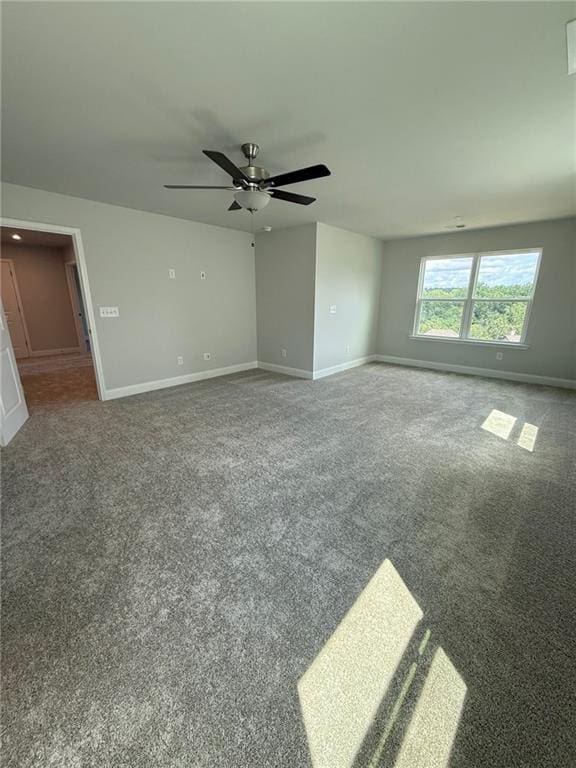 4266 Mulberry Pass Ct, Hoschton, GA 30548 - spare room with ceiling fan and carpet floors