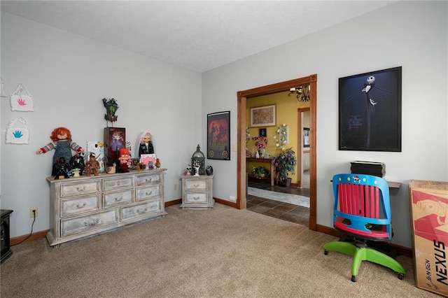 104 Aspen Dr NE, Calhoun, GA 30701 - rec room with carpet floors and baseboards