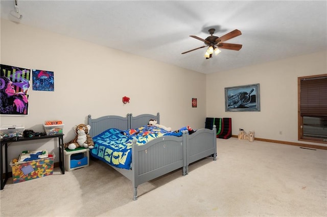 104 Aspen Dr NE, Calhoun, GA 30701 - carpeted bedroom with a ceiling fan and baseboards