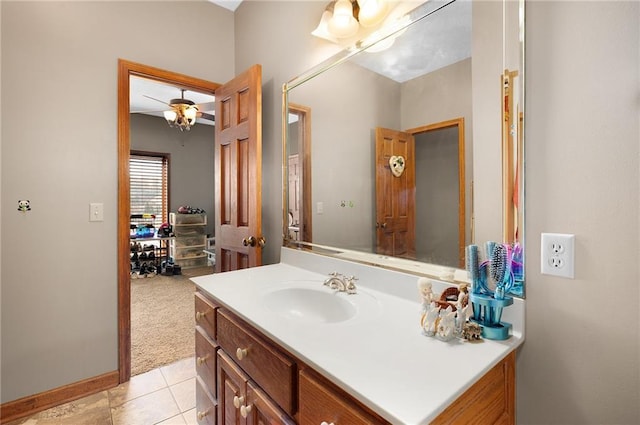 104 Aspen Dr NE, Calhoun, GA 30701 - bathroom with vanity and tile patterned flooring