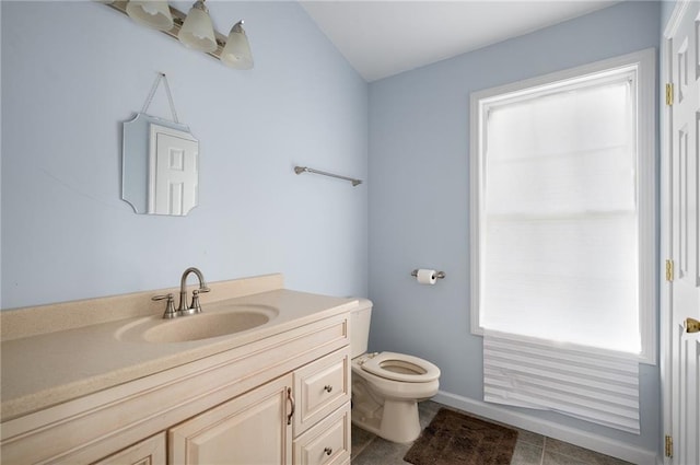 104 Aspen Dr NE, Calhoun, GA 30701 - bathroom with toilet, healthy amount of natural light, vanity, and tile patterned flooring