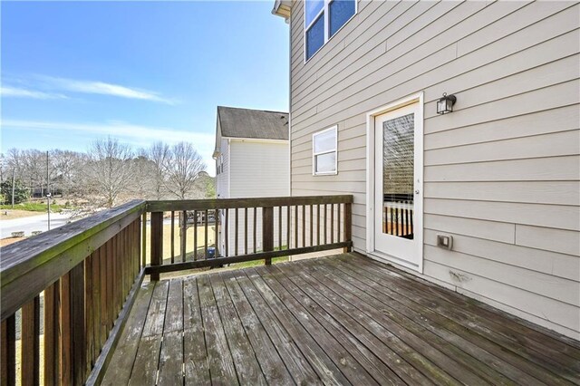 1566 Wilson Manor Cir, Lawrenceville, GA 30045 - view of wooden terrace