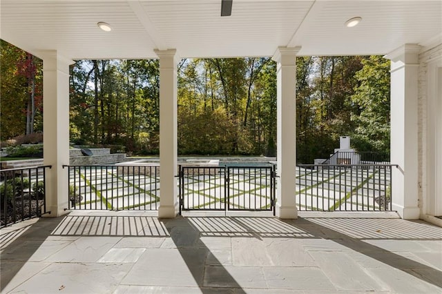 view of patio