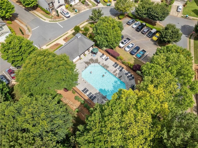 181 Ridgemont Rd, Canton, GA 30114 - bird's eye view of a pool