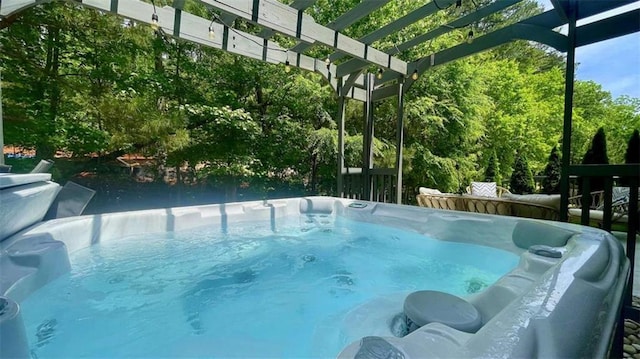 109 Red Fox Dr, Dallas, GA 30157 - view of swimming pool featuring a hot tub