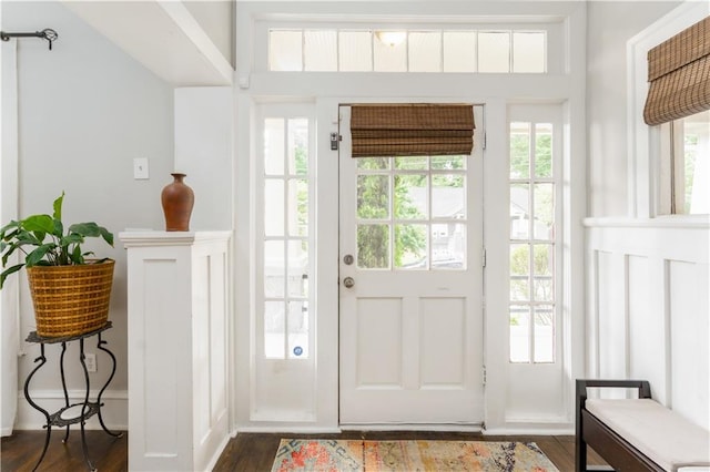 1232 Lucile Ave SW, Atlanta, GA 30310 - foyer entrance featuring dark wood finished floors