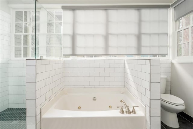 1232 Lucile Ave SW, Atlanta, GA 30310 - full bathroom with a whirlpool tub and a tile shower