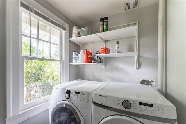 1232 Lucile Ave SW, Atlanta, GA 30310 - laundry area featuring washer and clothes dryer and healthy amount of natural light