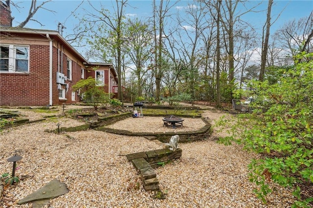 698 Bellemeade Ave NW, Atlanta, GA 30318 - view of yard featuring an outdoor fire pit