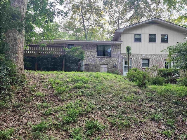 view of back of property