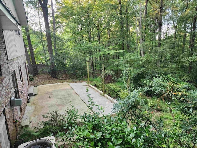 view of yard with a patio