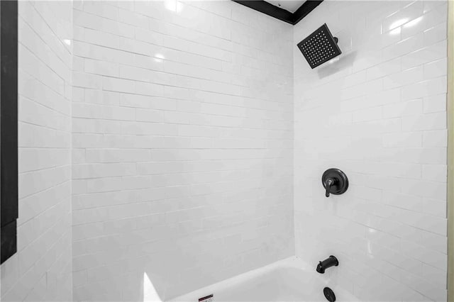 full bathroom with shower / bath combination