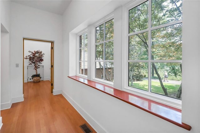 4043 Piedmont Lake Rd, Pine Mountain, GA 31822 - hall with baseboards and light wood finished floors