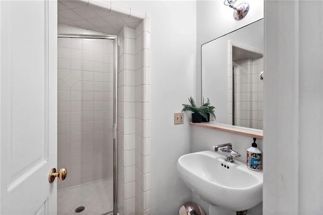 4043 Piedmont Lake Rd, Pine Mountain, GA 31822 - full bathroom featuring a stall shower and a sink