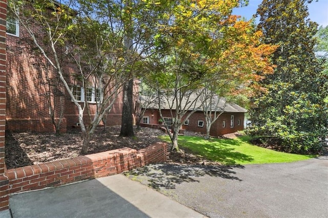 4043 Piedmont Lake Rd, Pine Mountain, GA 31822 - view of front facade with a front lawn and brick siding
