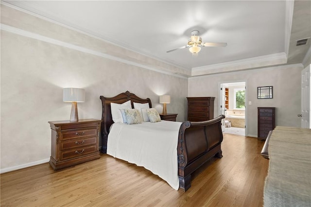 3260 Kingshouse Commons, Johns Creek, GA 30022 - bedroom featuring wood finished floors, ornamental molding, and ceiling fan
