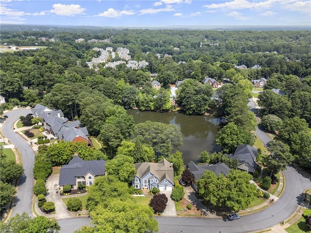 3260 Kingshouse Commons, Johns Creek, GA 30022 - aerial perspective of suburban area featuring a nearby body of water