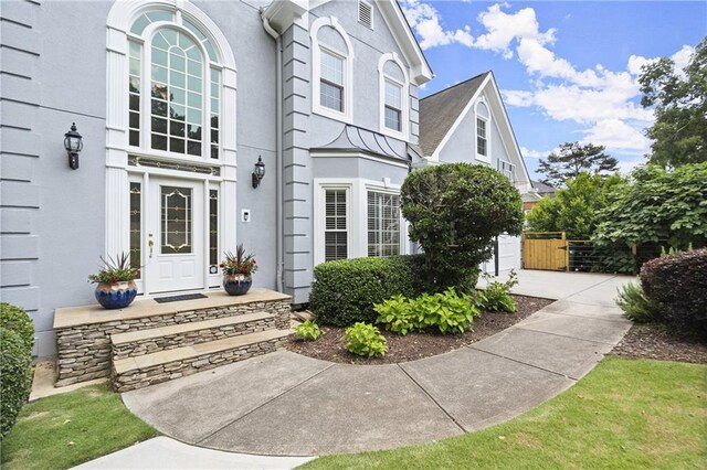3260 Kingshouse Commons, Johns Creek, GA 30022 - view of exterior entry featuring stucco siding