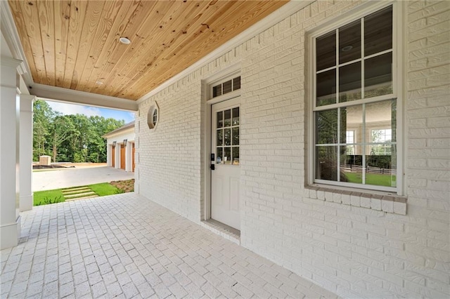 exterior space featuring a porch