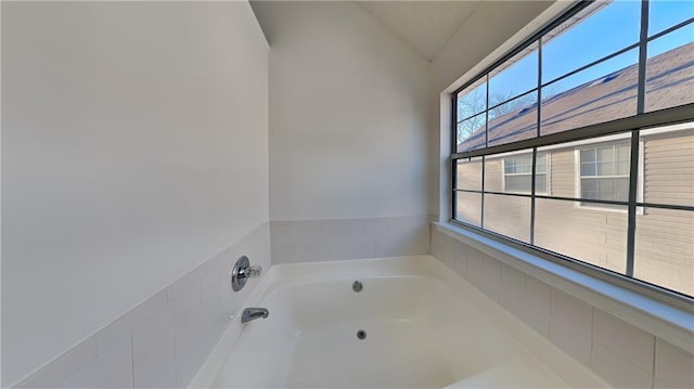 bathroom with a bathing tub