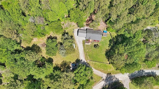 aerial view of property's location