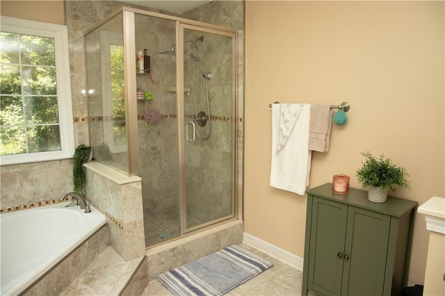 1473 Wildwood Way, Hampton, GA 30228 - bathroom with a stall shower and a garden tub