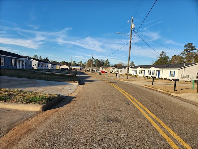 view of road