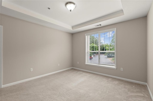 426 Pembrooke Cir Unit 426, Alpharetta, GA 30004 - empty room featuring light carpet, baseboards, and a tray ceiling