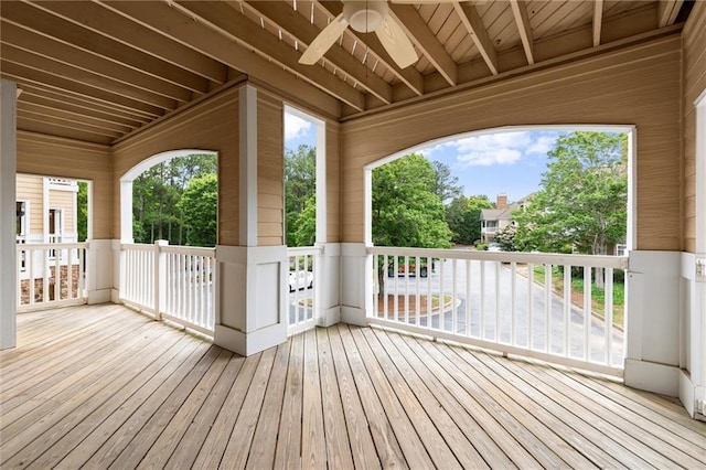 426 Pembrooke Cir Unit 426, Alpharetta, GA 30004 - deck featuring ceiling fan