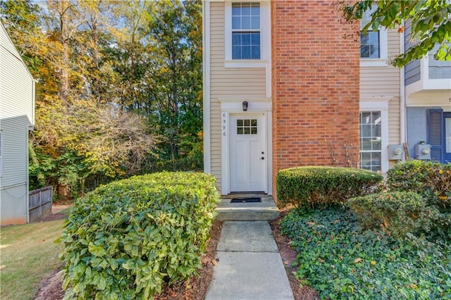 view of entrance to property