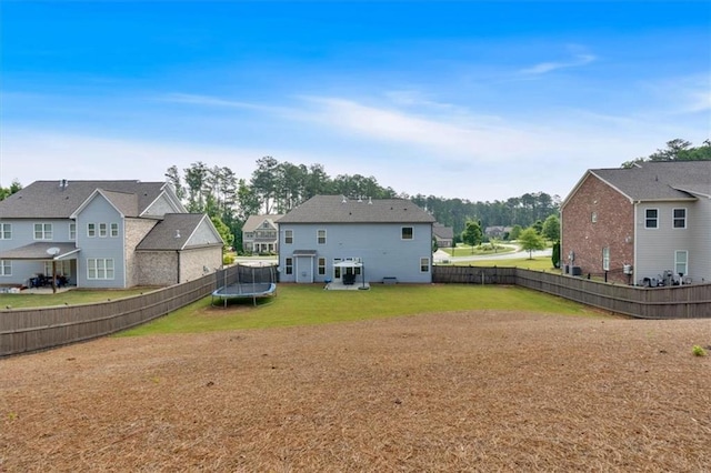 2953 Balvenie Pl, Acworth, GA 30101 - rear view of house featuring a trampoline