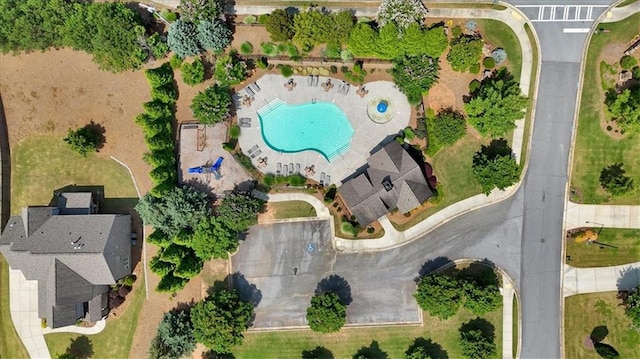 2953 Balvenie Pl, Acworth, GA 30101 - bird's eye view of a pool