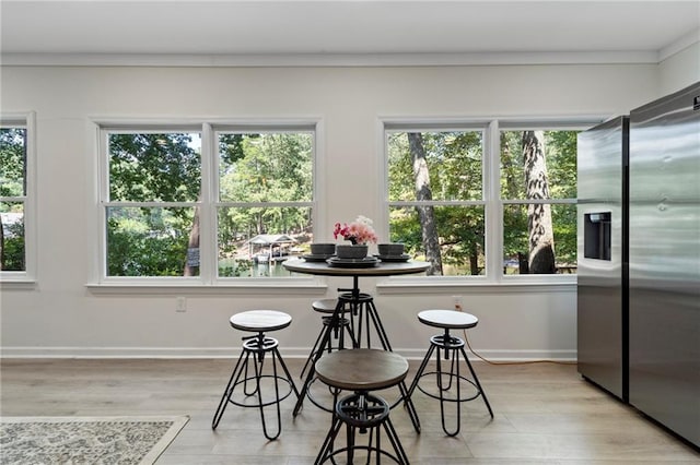 114 Narrows Loop, Waleska, GA 30183 - dining space featuring wood finished floors and baseboards