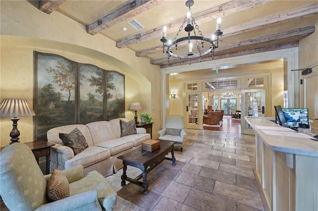 common area with visible vents