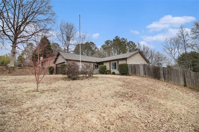 view of ranch-style house