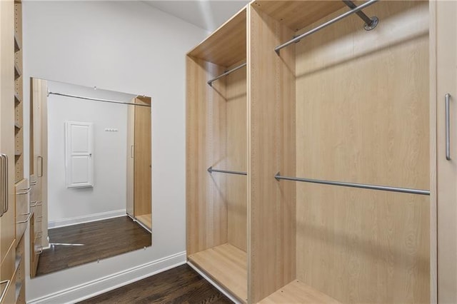 bathroom featuring wood-type flooring