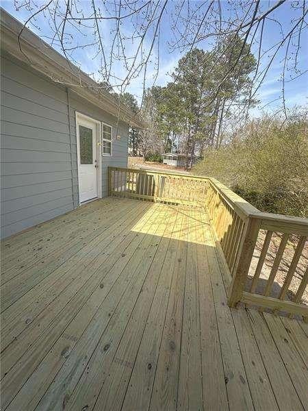 2041 Olive Springs Rd, Marietta, GA 30060 - view of deck