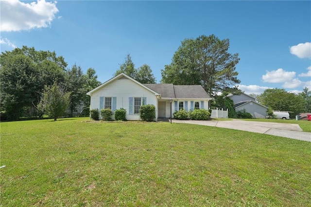 742 Redland Dr, Jonesboro, GA 30238 - single story home with concrete driveway and a front yard