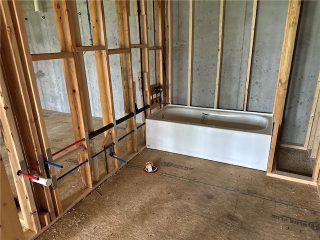 bathroom with a bathing tub