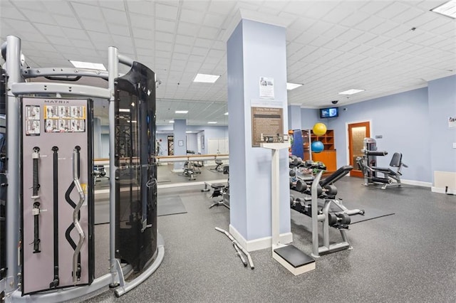 795 Hammond Dr Unit 505, Atlanta, GA 30328 - gym with baseboards