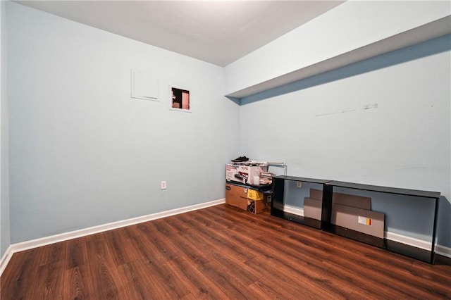 1417 Sterlingbrooke Dr, Powder Springs, GA 30127 - unfurnished room featuring wood finished floors and baseboards