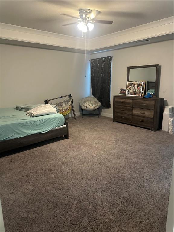 495 Sterling Creek Way, Loganville, GA 30052 - carpeted home office featuring baseboards