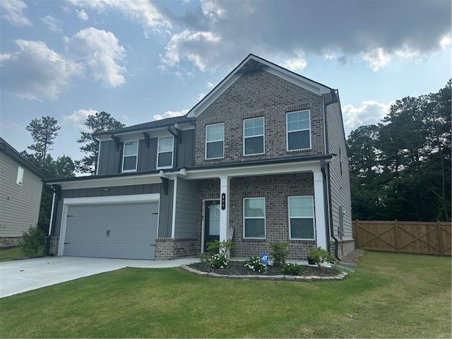 495 Sterling Creek Way, Loganville, GA 30052 - craftsman inspired home featuring brick siding, driveway, and an attached garage