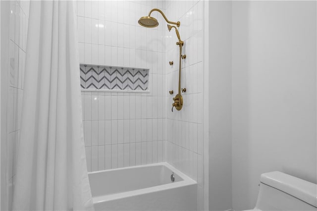 2013 White Cypress Ct, Smyrna, GA 30082 - full bath with shower / bathtub combination with curtain and toilet