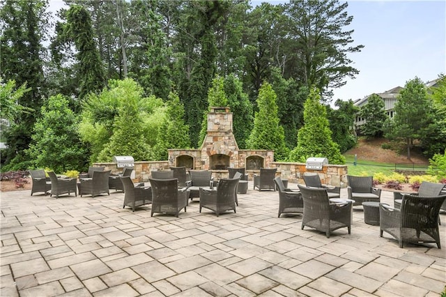 2013 White Cypress Ct, Smyrna, GA 30082 - view of patio featuring an outdoor hangout area